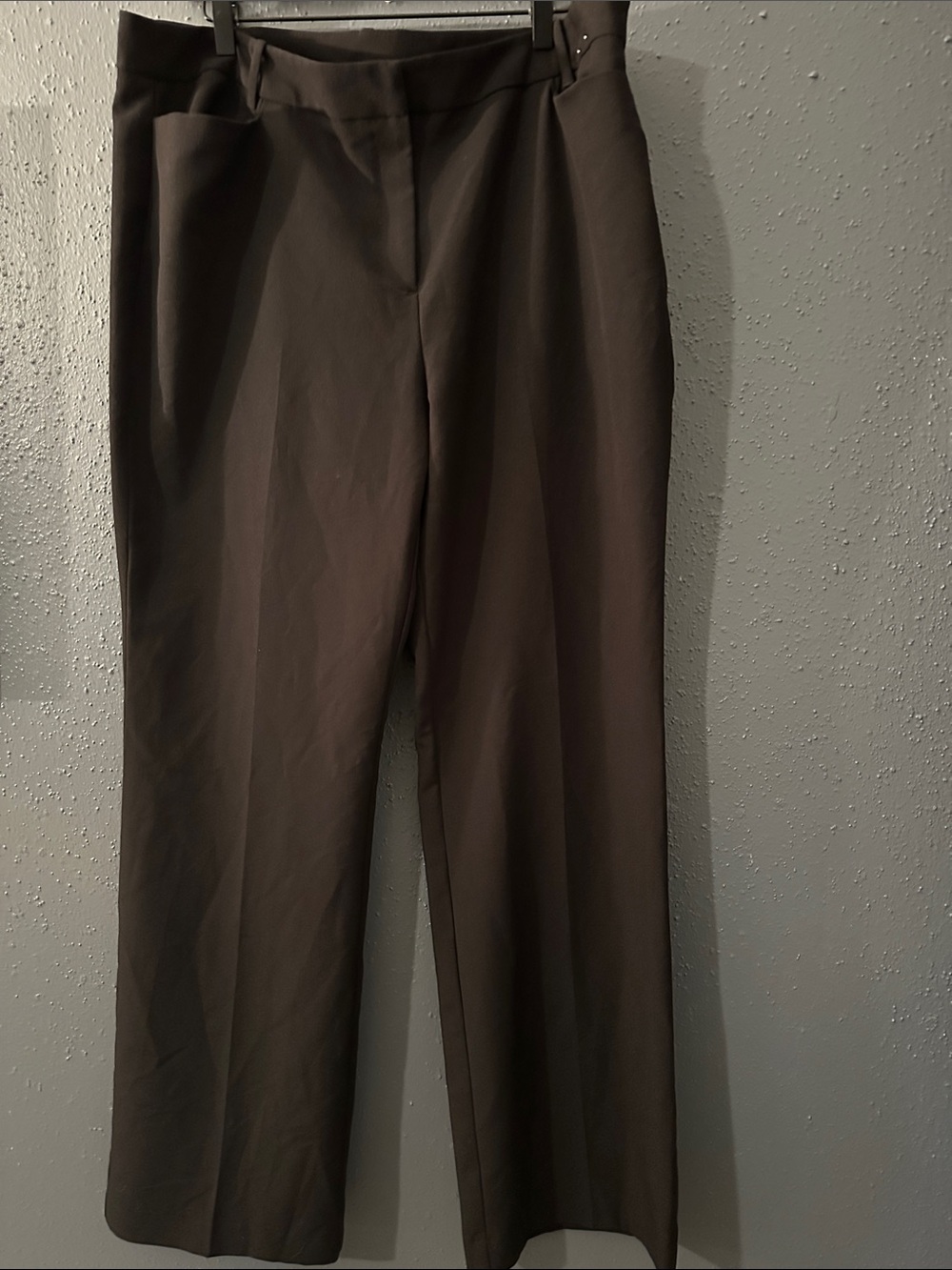 Women’s Dress Pants in Dark Brown size 18 Jaclyn Smith Straight-Leg